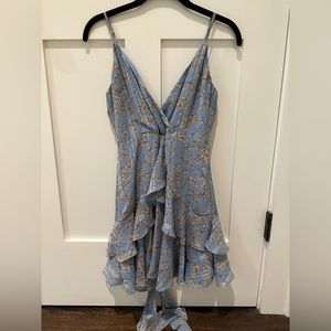 Bisouxx floral tie-front dress
